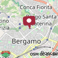 Mappa BG Central Premium Suite con parcheggio