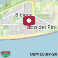 Map Bibione apartment with pool and solarium access