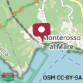 Mappa Bilocale alle 5 Terre Monterosso 200m from the beach