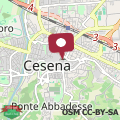 Map bilocale centro storico Cesena Casa Ludo