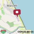 Mapa Bilocale con giardino a 100 mt dal mare di Marcelli - M053