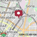 Map Bilocale con wi-fi, vicino alla Stazione centrale di Milano