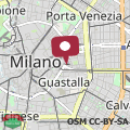 Mapa Bilocale con WiFi in Palazzo Storico, a 5 Minuti dal Duomo Zona San Babila - Tribunale