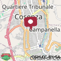 Map Bilotti Central Loft - Cosenza