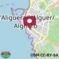 Map Blue Bay Alghero