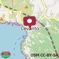 Map Blue Sky apartment - Levanto, 5 Terre