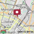 Map BNB Capital Milano Central Station - Black