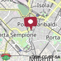 Map BNB Capital Milano Moscova - White