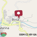 Mappa boada casa vacanze bosa centro