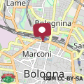 Mapa Bologna Centrale Stanze