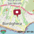 Map Bordighera Castello Selva Dolce