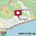 Mappa Borgio Verezzi appartamento con parcheggio