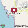 Map Bosa Marina a due passi dal mare