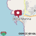 Mappa Bosa Marina Fronte Mare