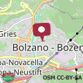 Mapa Boznerhütte - La Baita Bolzano