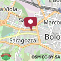 Mappa Brand New !!! Ancient BOLOGNA Centrale LIBERTY Style ora COMPLETAMENTE RISTRUTTURATO