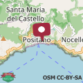 Map Breathtaking Room in Heart of Positano with Stunning Sea Views