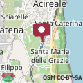 Mappa Bright apartment in Acireale, 60 sqm with shared pool