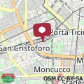 Mappa Bright apartment in front of Navigli with AC WIFI