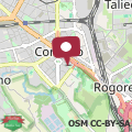 Mapa Bright three-room apartment 250m from the subway