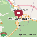 Map Bright two-room apartment with view at 150 meters from the thermal bath