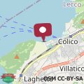 Map Bungalow DUNE Lido di Colico, Direct on Lake & Central Town