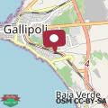 Mapa Buonanotte Gallipoli