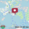Map Burano vista canale meravigliosa