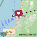 Map Cà Capri-vista lago