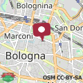 Mapa Ca' del centro a Bologna