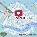 Mapa Ca' Marcello Terrace city 511 Altana Venice WIFI