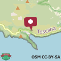 Mappa Cala Azzurra a Fetovaia - Goelba