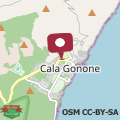 Map Cala Gonone - Casa della Pineta