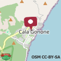 Mapa Cala Gonone Cozy House Sea View