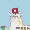 Map Calasetta - nearby downtown and sea