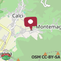 Mapa Calci - dal monte al mare