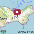 Mapa Camerelle 33 Capri