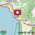 Map Camogli Bright Apartment with Parking