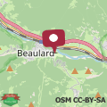 Map Campeggio Beaulard