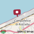 Map Camping roccella mare