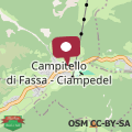 Mappa Campitello House 5 minuti da Canazei