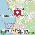 Map cApo House Lido - Alghero