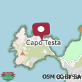 Map Capo Testa Holiday Home