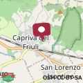 Map Capriva Del Friuli - CASA RONCUS