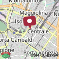 Map Cardano Princi Suite - 5 min da Stazione Centrale