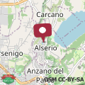 Mapa casa accogliente vista lago