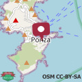 Map Casa Acqua Marina Ponza