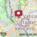 Mapa Casa Al Vaticano di fronte la fermata Metro Cipro