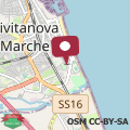 Mapa Casa Alba - Civitanova Marche