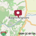 Mapa Casa alla Vecchia Posta di Bagno Vignoni